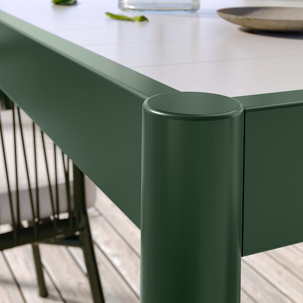 IKEA SEGERÖN table, outdoor, 35 7/8x57 7/8 in Dark Green / Light Gray, Ikea Ireland | 6198FCYQV