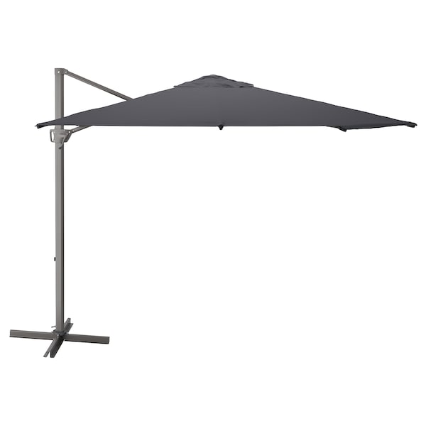 IKEA SEGLARÖ umbrella canopy, anthracite, 129 7/8x94 1/2 in, Ikea Ireland | 4659QIWOZ