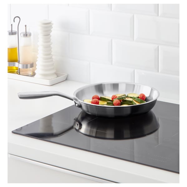 IKEA SENSUELL frying pan, stainless steel/gray, 11 in, Ikea Ireland | 6213CHWVD