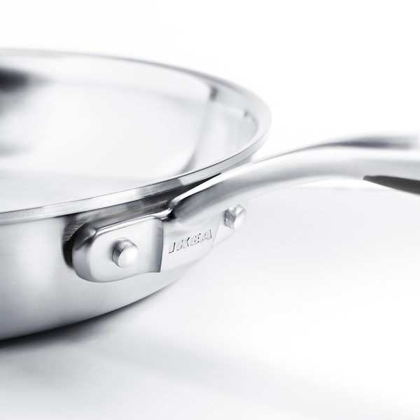IKEA SENSUELL frying pan, stainless steel/gray, 11 in, Ikea Ireland | 6213CHWVD