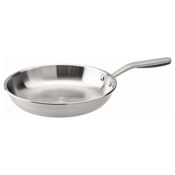IKEA SENSUELL frying pan, stainless steel/gray, 11 in, Ikea Ireland | 6213CHWVD