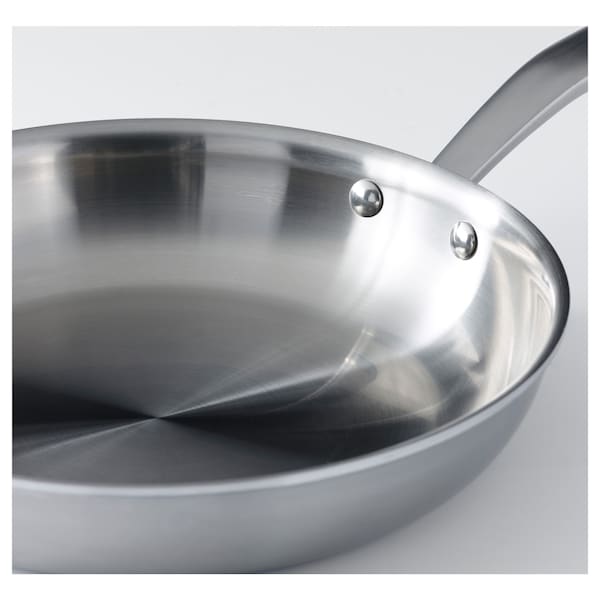 IKEA SENSUELL frying pan, stainless steel/gray, 9 in, Ikea Ireland | 5217XZLHD