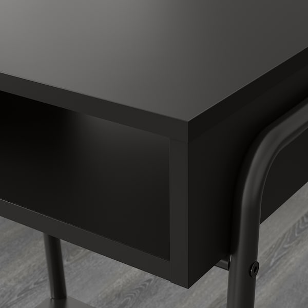 IKEA SETSKOG nightstand, 17 3/4x13 3/4 in Black, Ikea Ireland | 5384DVXOH