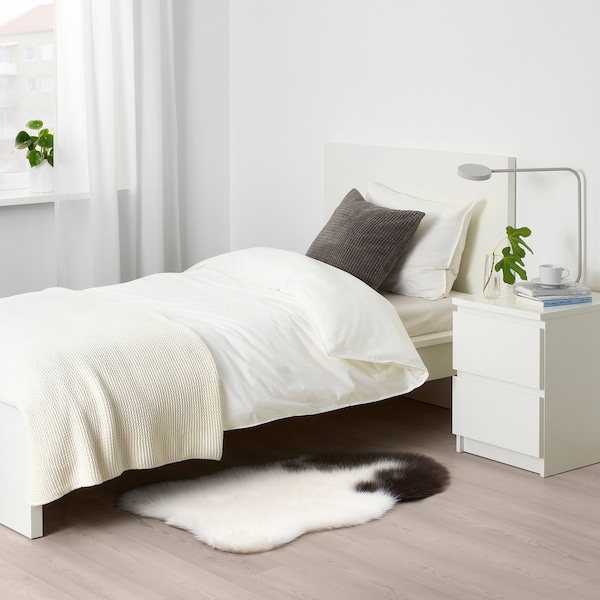 IKEA SIDOREMSA rug, 2'2 inx3'1 in White / Brown, Ikea Ireland | 4086BVFJZ