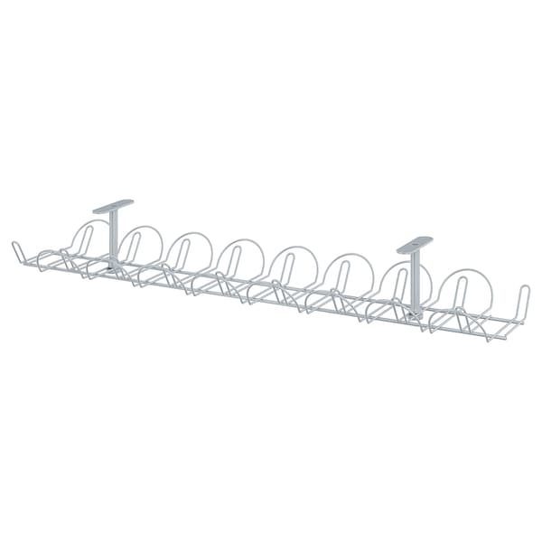 IKEA SIGNUM Cable management, horizontal, silver color, Ikea Ireland | 9537HPVOG