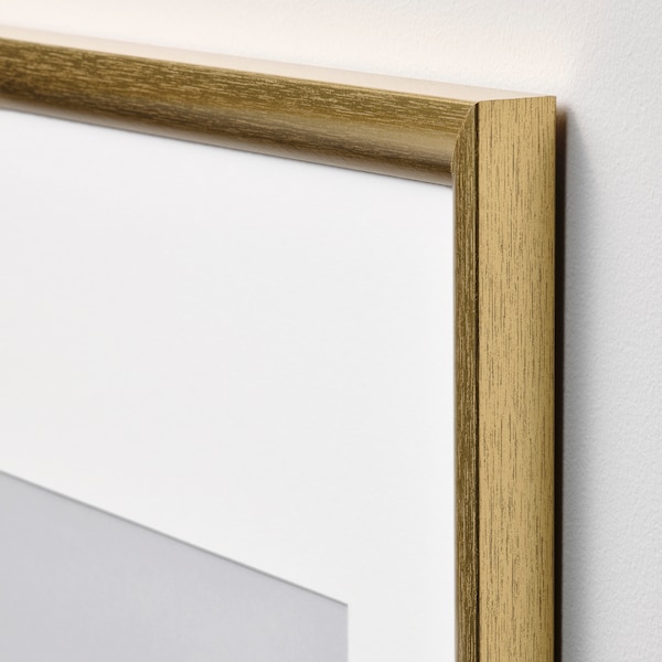 IKEA SILVERHÖJDEN Frame, 12x16 in Gold, Ikea Ireland | 0629RQGKM