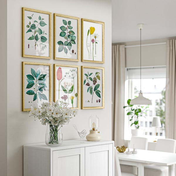 IKEA SILVERHÖJDEN Frame, 12x16 in Gold, Ikea Ireland | 0629RQGKM