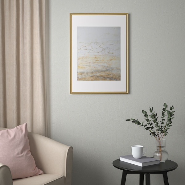 IKEA SILVERHÖJDEN frame, 19 ¾x27 ½ in Gold, Ikea Ireland | 2143CFJQV