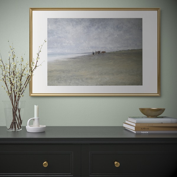 IKEA SILVERHÖJDEN frame, 24x35 ¾ in Gold, Ikea Ireland | 9215GTIJU