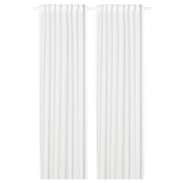 IKEA SILVERLÖNN sheer curtains, 1 pair, 57x98 in White, Ikea Ireland | 7085COJVM