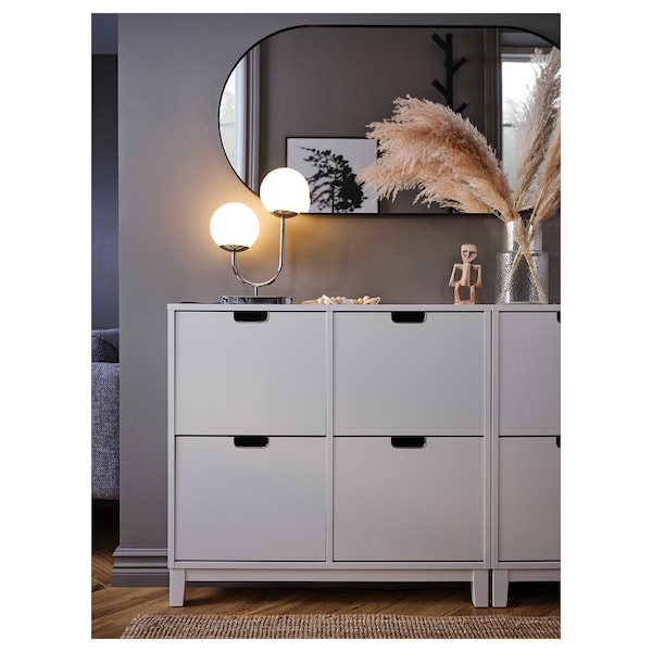 IKEA SIMRISHAMN table lamp with LED bulb, chrome plated/opal glass, 17 in, Ikea Ireland | 9084XAJQM