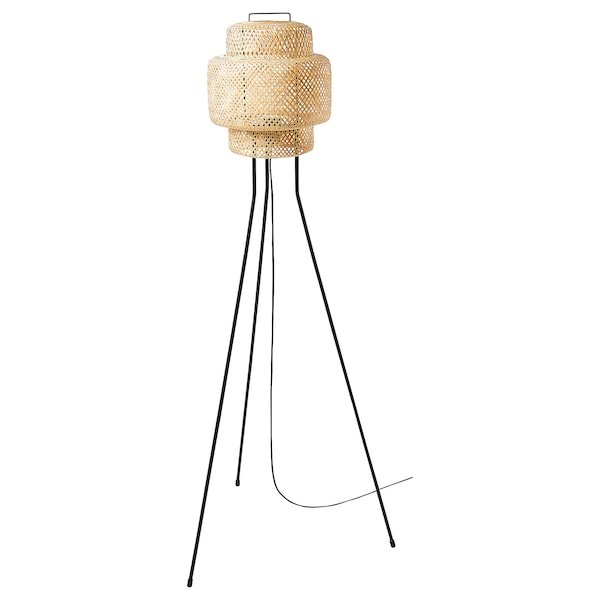 IKEA SINNERLIG floor lamp, bamboo/handmade, Ikea Ireland | 4318WTJKP