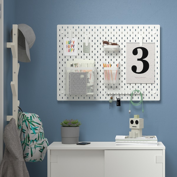 IKEA SKÅDIS Pegboard, white, Ikea Ireland | 1783CKYNM