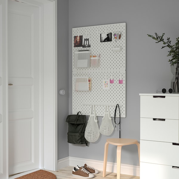 IKEA SKÅDIS Pegboard, white, Ikea Ireland | 1783CKYNM