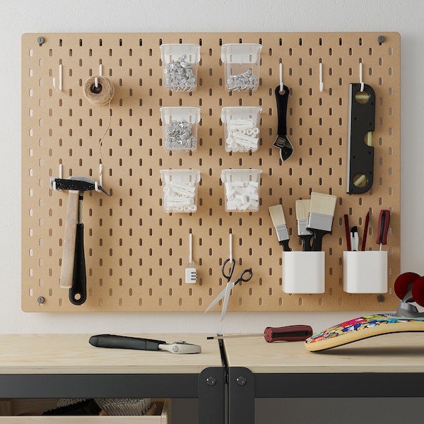 IKEA SKÅDIS Pegboard, wood, Width: 30 in Height: 22 in, Ikea Ireland | 4352YPBRT
