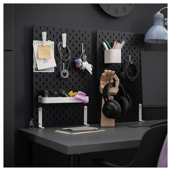 IKEA SKÅDIS pegboard, 14 ¼x22 in Black, Ikea Ireland | 8650AOIRS