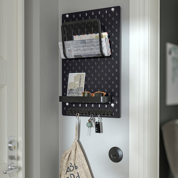 IKEA SKÅDIS pegboard, 14 ¼x22 in Black, Ikea Ireland | 8650AOIRS