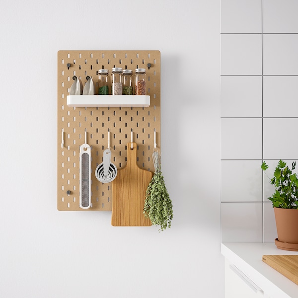 IKEA SKÅDIS pegboard, 14 ¼x22 in Wood, Ikea Ireland | 0849CEKHO