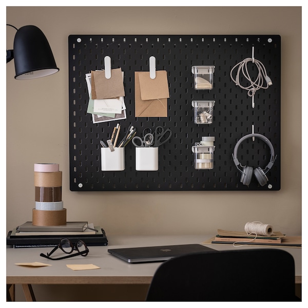 IKEA SKÅDIS pegboard, black, 30x22 in, Ikea Ireland | 9865OYERU