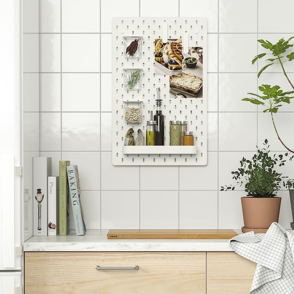 IKEA SKÅDIS pegboard combination, 14 ¼x22 in White, Ikea Ireland | 5749VJPDF