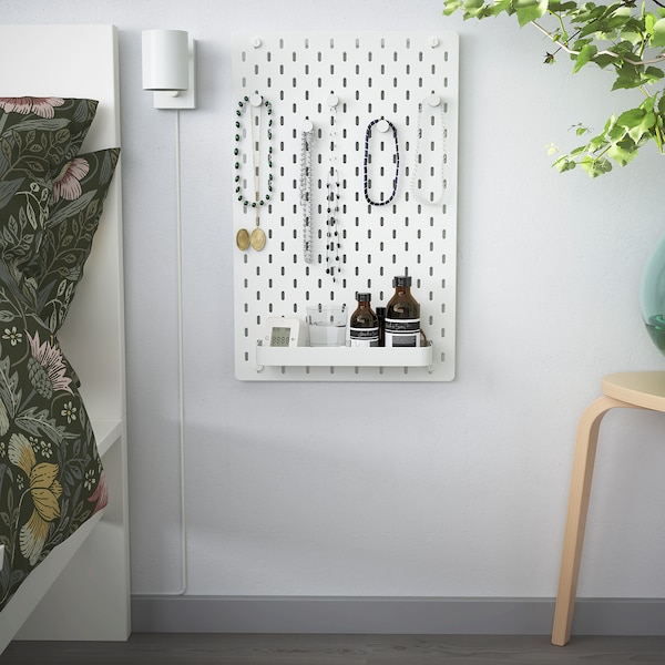 IKEA SKÅDIS pegboard combination, 14 ¼x22 in White, Ikea Ireland | 4925DHCGX