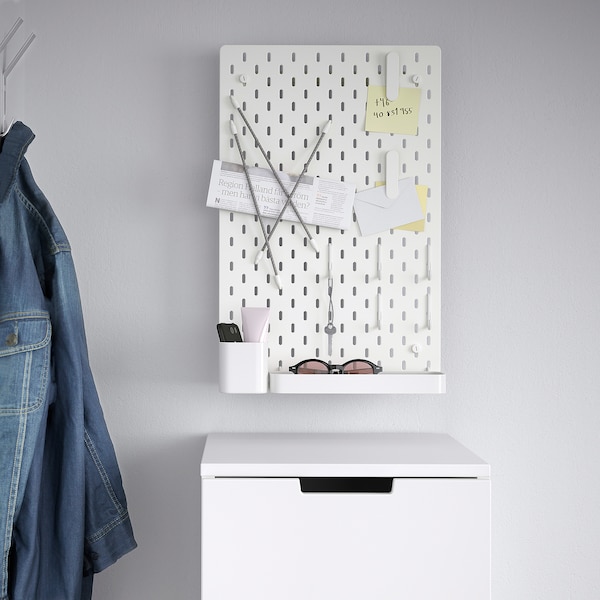 IKEA SKÅDIS pegboard combination, 14 ¼x22 in White, Ikea Ireland | 2346BRMNP