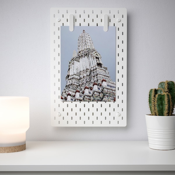 IKEA SKÅDIS pegboard combination, 14 ¼x22 in White, Ikea Ireland | 3674IKXEU