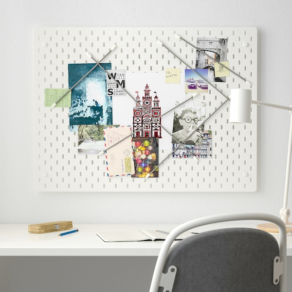 IKEA SKÅDIS pegboard combination, 30x22 in White, Ikea Ireland | 6103YGOMI