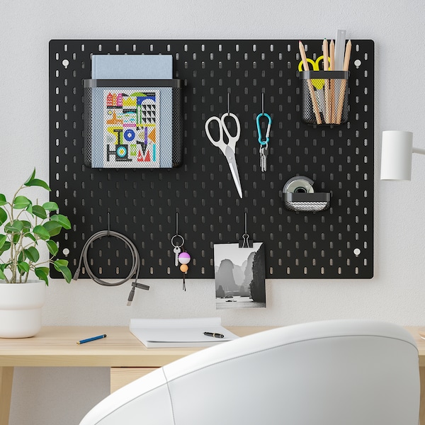 IKEA SKÅDIS pegboard combination, 30x22 in Black, Ikea Ireland | 3479MVYIO