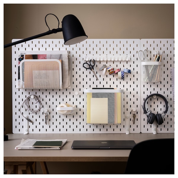 IKEA SKÅDIS storage basket White, Ikea Ireland | 2843LCBNP