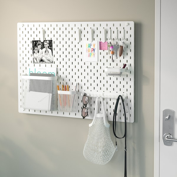 IKEA SKÅDIS storage basket White, Ikea Ireland | 2843LCBNP