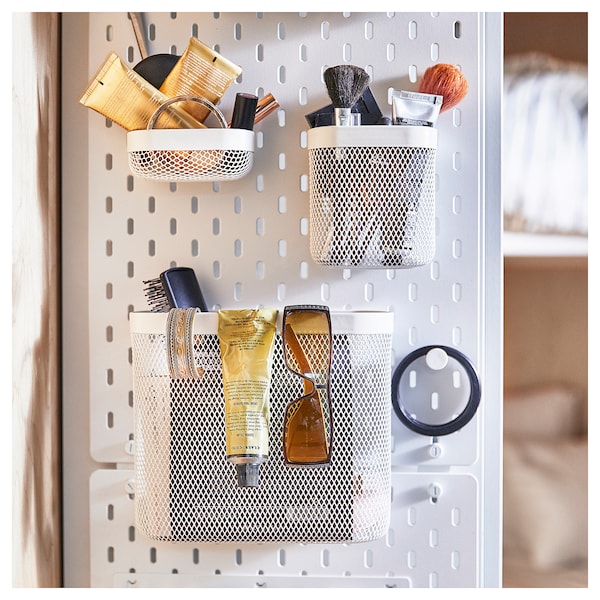 IKEA SKÅDIS storage basket White, Ikea Ireland | 2843LCBNP