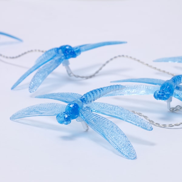 IKEA SKINA LED string light w/16lights,outdoor Dragonfly, Ikea Ireland | 1473XLKHE