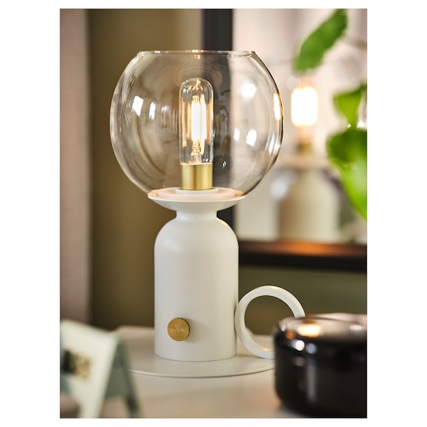 IKEA ÅSKMULLER table lamp, 9 in White, Ikea Ireland | 8026ANROZ