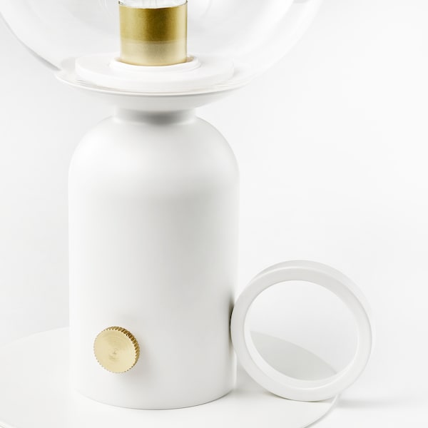 IKEA ÅSKMULLER table lamp, 9 in White, Ikea Ireland | 8026ANROZ