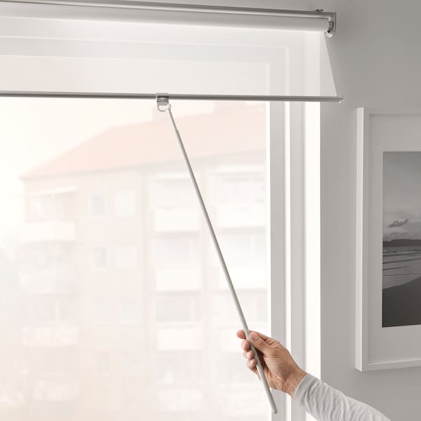 IKEA SKOGSKLÖVER roller blind, white, 23x76 ¾ in, Ikea Ireland | 0213DLZTB