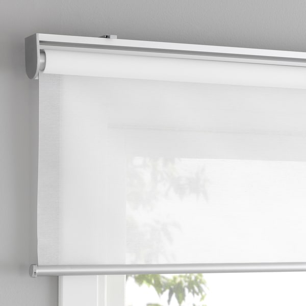 IKEA SKOGSKLÖVER roller blind, white, 23x76 ¾ in, Ikea Ireland | 0213DLZTB