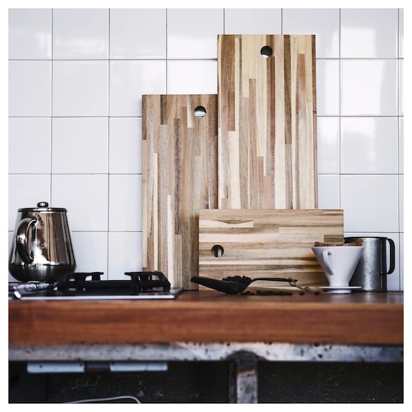 IKEA SKOGSTA cutting board, acacia, 19 ¾x11 ¾ in, Ikea Ireland | 4638HPBZX