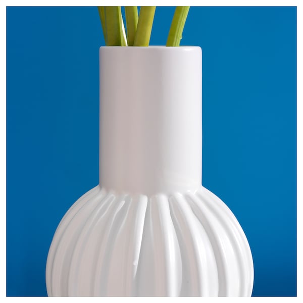 IKEA SKOGSTUNDRA vase, 10 ¾ in White, Ikea Ireland | 2513WRKPF