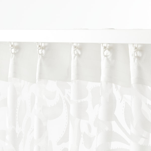 IKEA SKÄREFLY sheer curtains, 1 pair, 57x98 in White, Ikea Ireland | 5392LMASD