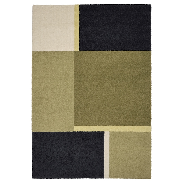IKEA SKRIFTSPRÅK rug, low pile, 5\'7 inx7\'10 in Beige / Green / Dark Blue, Ikea Ireland | 5841XQDBV