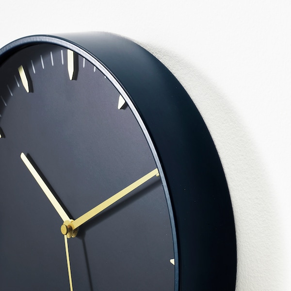 IKEA SKÄRIG wall clock, blue, 10 ¼ in, Ikea Ireland | 1720ITGAS
