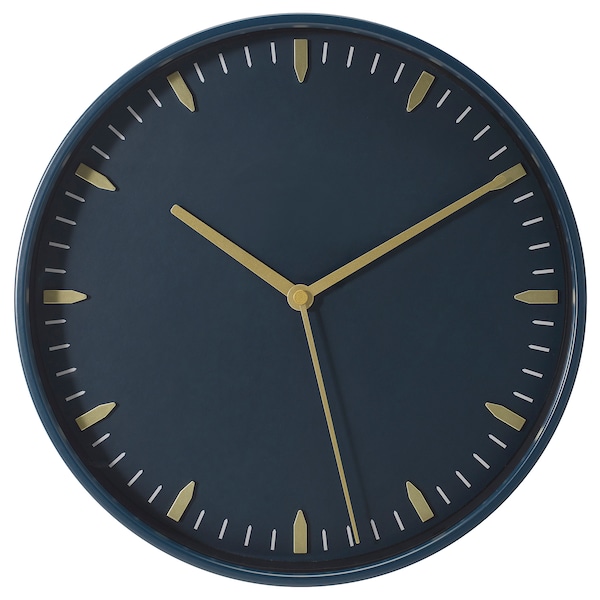 IKEA SKÄRIG wall clock, blue, 10 ¼ in, Ikea Ireland | 1720ITGAS