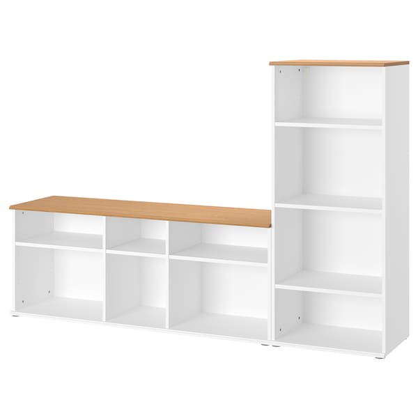 IKEA SKRUVBY TV storage combination, 85x15x55 1/8 in White, Ikea Ireland | 9562QLZXK
