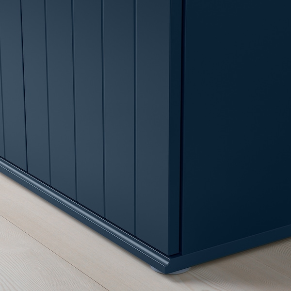 IKEA SKRUVBY cabinet with doors, 27 1/2x35 3/8 in Black / Blue, Ikea Ireland | 2809OLGKN