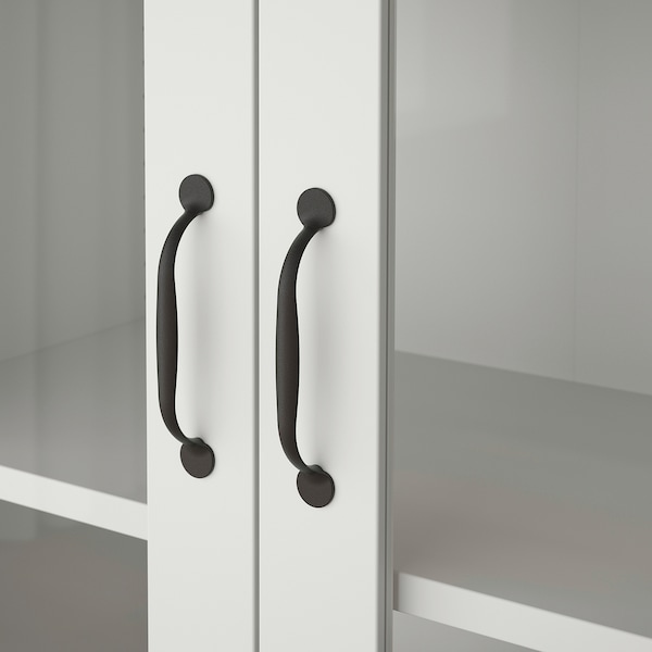 IKEA SKRUVBY cabinet with glass doors, 27 1/2x35 3/8 in White, Ikea Ireland | 3546VCAHK