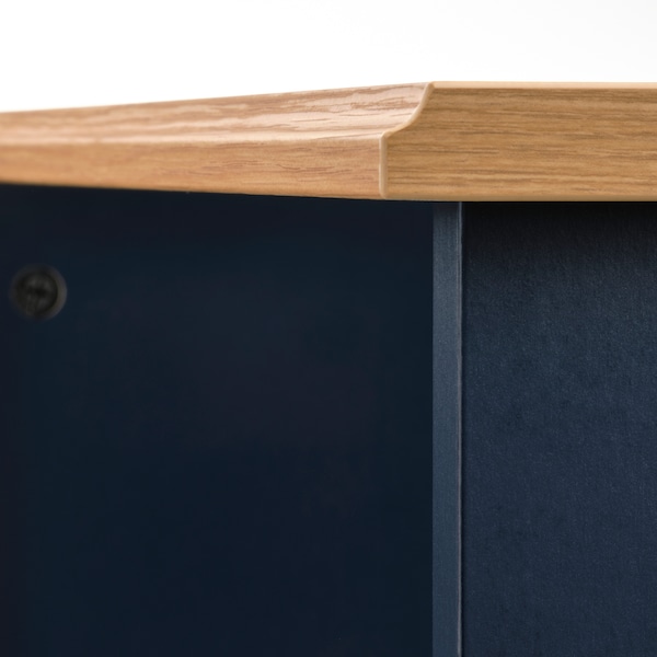 IKEA SKRUVBY coffee table, 23 5/8x23 5/8 in Black / Blue, Ikea Ireland | 0985KTUDH