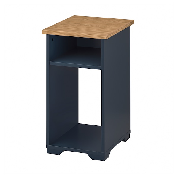 IKEA SKRUVBY side table, 15 3/4x12 5/8 in Black / Blue, Ikea Ireland | 3562TMASK
