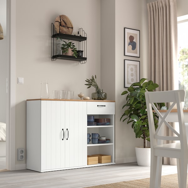 IKEA SKRUVBY sideboard, 47 1/4x14 3/4x35 3/8 in White, Ikea Ireland | 4720YTNBE