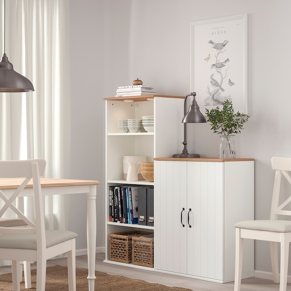 IKEA SKRUVBY storage combination, 51 1/8x55 1/8 in White, Ikea Ireland | 5438GPXZD
